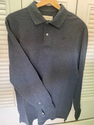 Polo Álvaro Moreno M Manga Larga Azul Marino