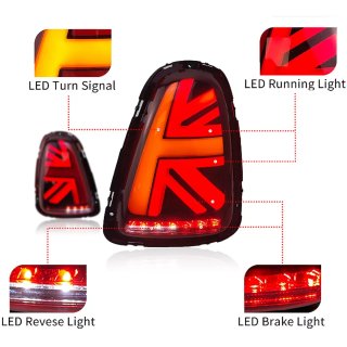 Faros Traseros Mini R56 Union Jack LED