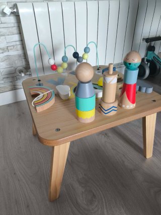 Mesa de actividades de madera Verbaudet
