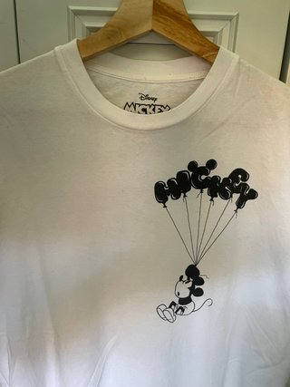 Camiseta Disney Mickey Mouse Globos Talla S