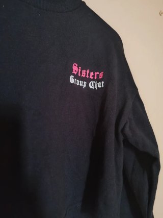 Sudadera Crop Top Negro