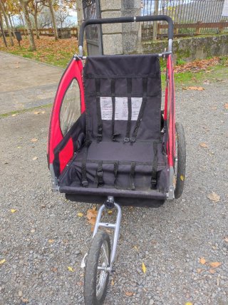 Remolque bici-carro senderismo