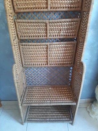 Estantería de mimbre 5 baldas