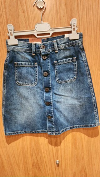 Falda Pepe Jeans XXS Botones Bolsillos