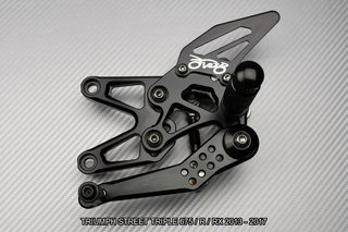 Estriberas retrasadas STREET TRIPLE 675 2013 2017