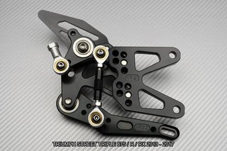 Estriberas retrasadas STREET TRIPLE 675 2013 2017