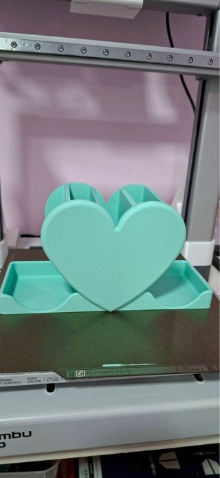 Organizador Escritorio/Maquillaje Corazón