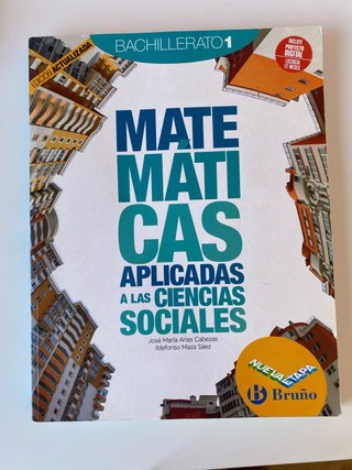 Matemáticas aplicadas a las ciencias sociales, ...