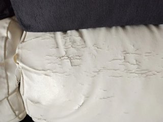 Sofá modular polipiel y tela