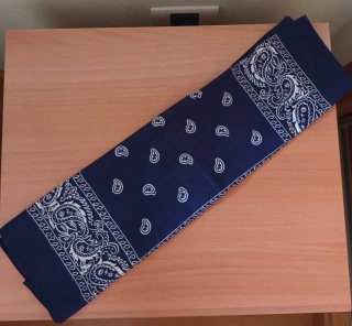 Pañuelo estilo cowboy azul