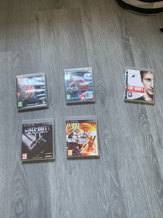 Lote 5 giochi PS3: Call of Duty, PES, Tony Hawk...