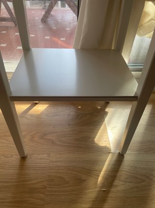 2 Mesitas de noche blancas IKEA Blastasen