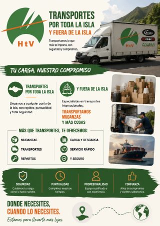 Se hacen transportes y mudanzas