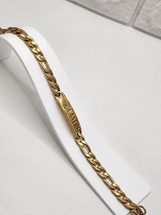 Pulsera esclava chapada en oro - Castro