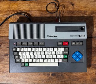 GoldStar FC-200 MSX Retro Ordenador Vintage