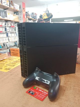 CONSOLA SONY PS4 FAT 1TB 13.52 CON MANDO Y CABLES