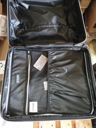 Maleta de viaje rígida beige 50cm