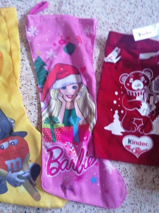 4 Calze Epifania M&M's Barbie Kinder
