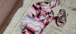Blusa Estampada Flores Rayas