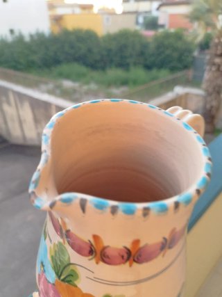 2 Brocche Ceramica Dipinte a Mano