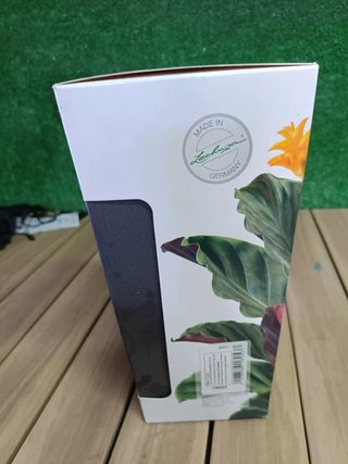 Maceta Lechuza Maxi-CUBI Antracita Metalizada