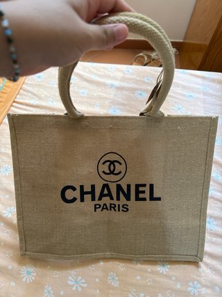 Bolso de rafia para la playa