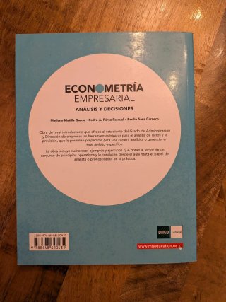 Econometría empresarial análisis y decisiones