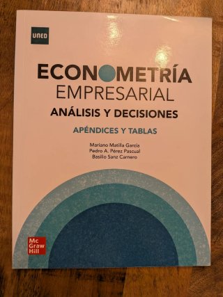 Econometría empresarial análisis y decisiones