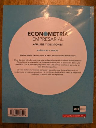 Econometría empresarial análisis y decisiones