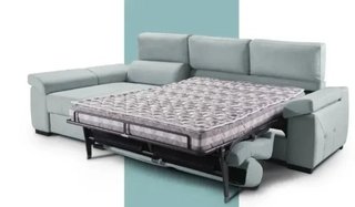 SOFÁ CAMA CON CHAISE LONGUE SIMONET.