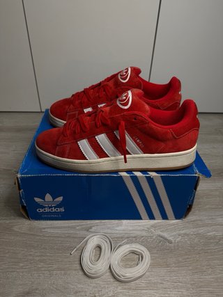 Scarpe Adidas Campus 44 rosse