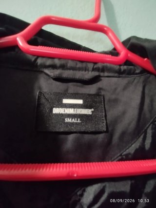 Parka gabardina negra