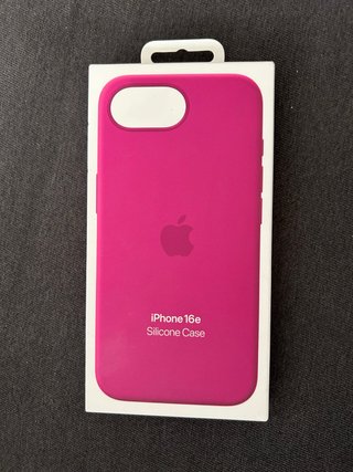 Funda iPhone 16e/17e Silicone Case Rosa