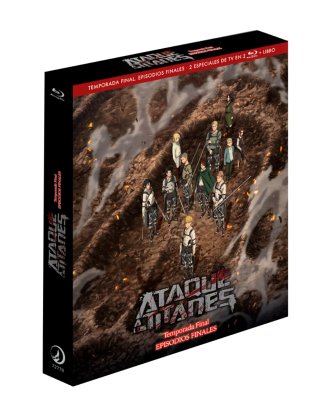 Attack on Titan Blu-ray serie completa.