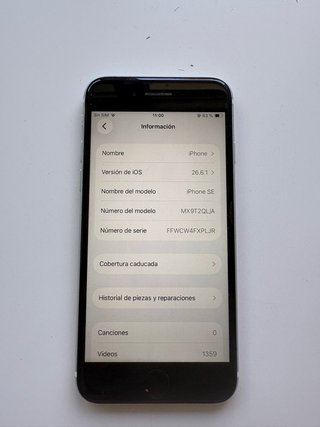 iPhone SE 2020 Bianco 64GB iOS 26.6.1
