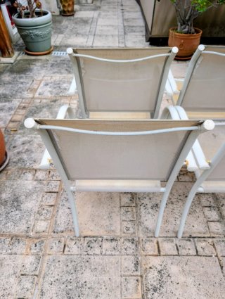Juego de 4 sillas de jardín