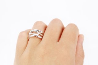 Anillo de plata  de 925. Ref:076-01-00789