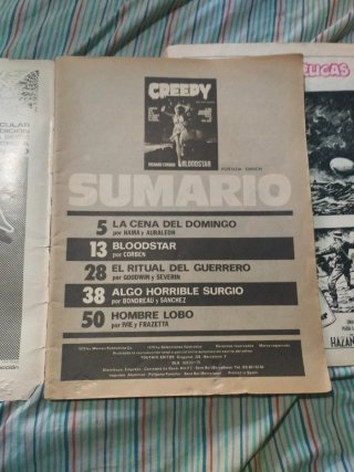 Revistas creepy y macabro