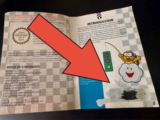 Manual SUPER MARIO KART (SNES PAL) ojo LEER.