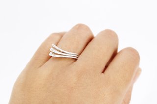 Anillo de plata  de 925. Ref:076-01-00782