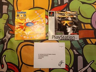 Command & Conquer PS1 Platinum 2 Discos Esp/Ita