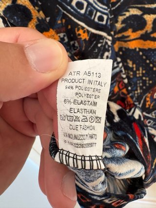 Vestito donna fantasia geometrica