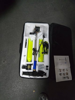 Botellas de buceo con accesorios
