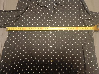Vestido mujer lunares negro y blanco