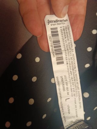 Vestido mujer lunares negro y blanco