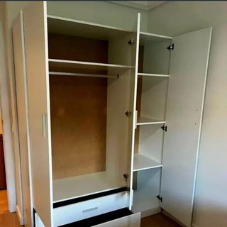 Canapé de tela y madera