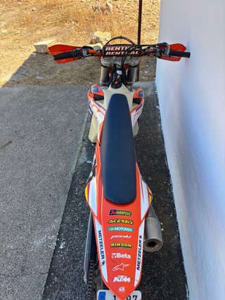 KTM 250 EXC-F Naranja/Blanca Enduro