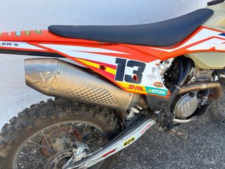 KTM 250 EXC-F Naranja/Blanca Enduro