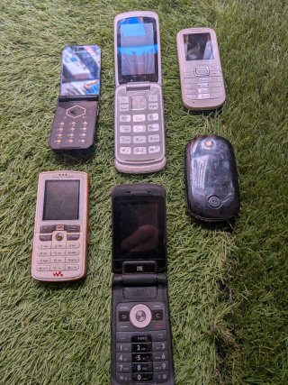 Lote 6 teléfonos móviles antiguos