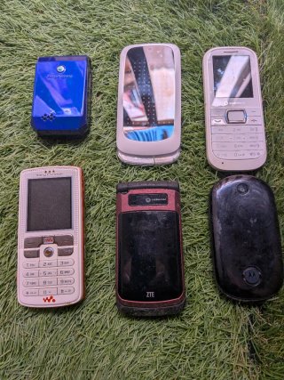 Lote 6 teléfonos móviles antiguos
